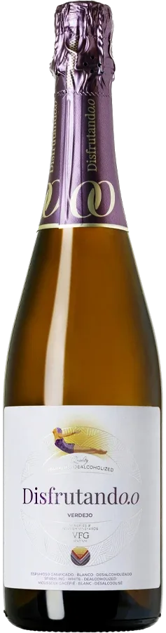 Disfrutando 0,0 Blanco Verdejo Sparkling, botella
