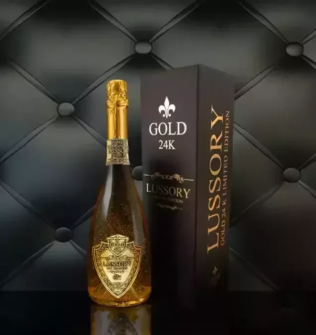 Lussory Gold 24K, botella